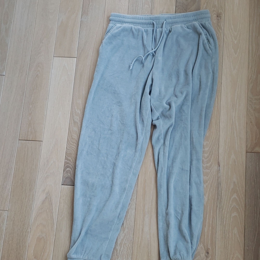 Blue sweatpants